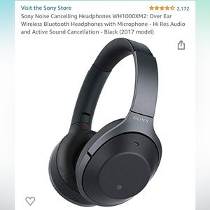 Sony Wireless Noise Cancelling Headphones